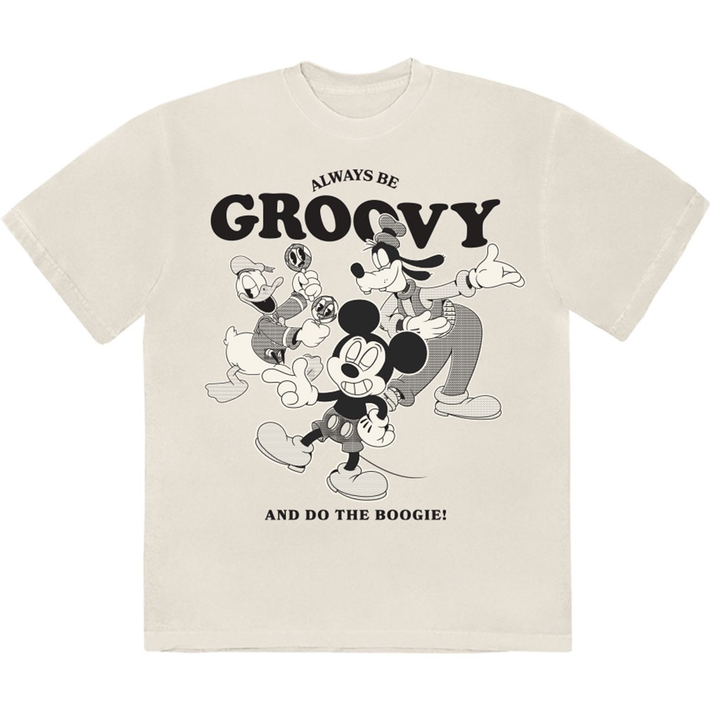 Disney - MM Always Be Groovy Heren T-shirt - Creme